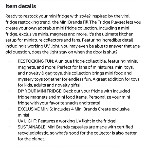 🌀ZURU MINI BRANDS FILL THE FRIDGE PLAYSET -  BRAND NEW - Picture 8 of 10